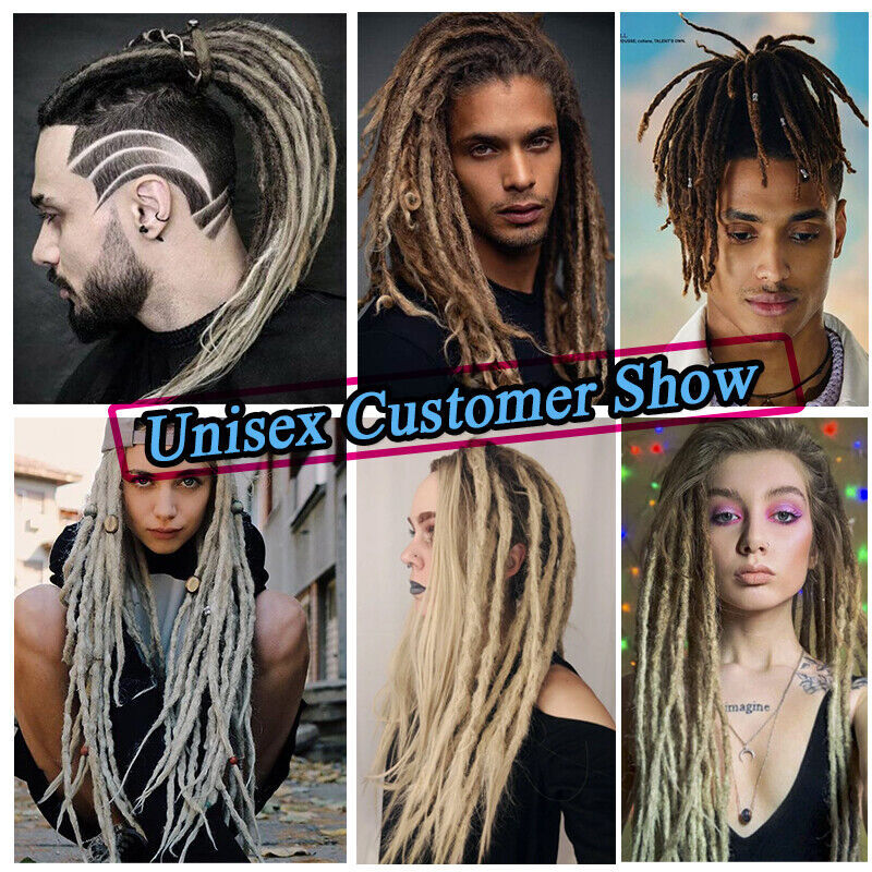 20in Ombre Dreadlocks Extensions Crochet Braiding Hair Dreads Locs Synthetic New
