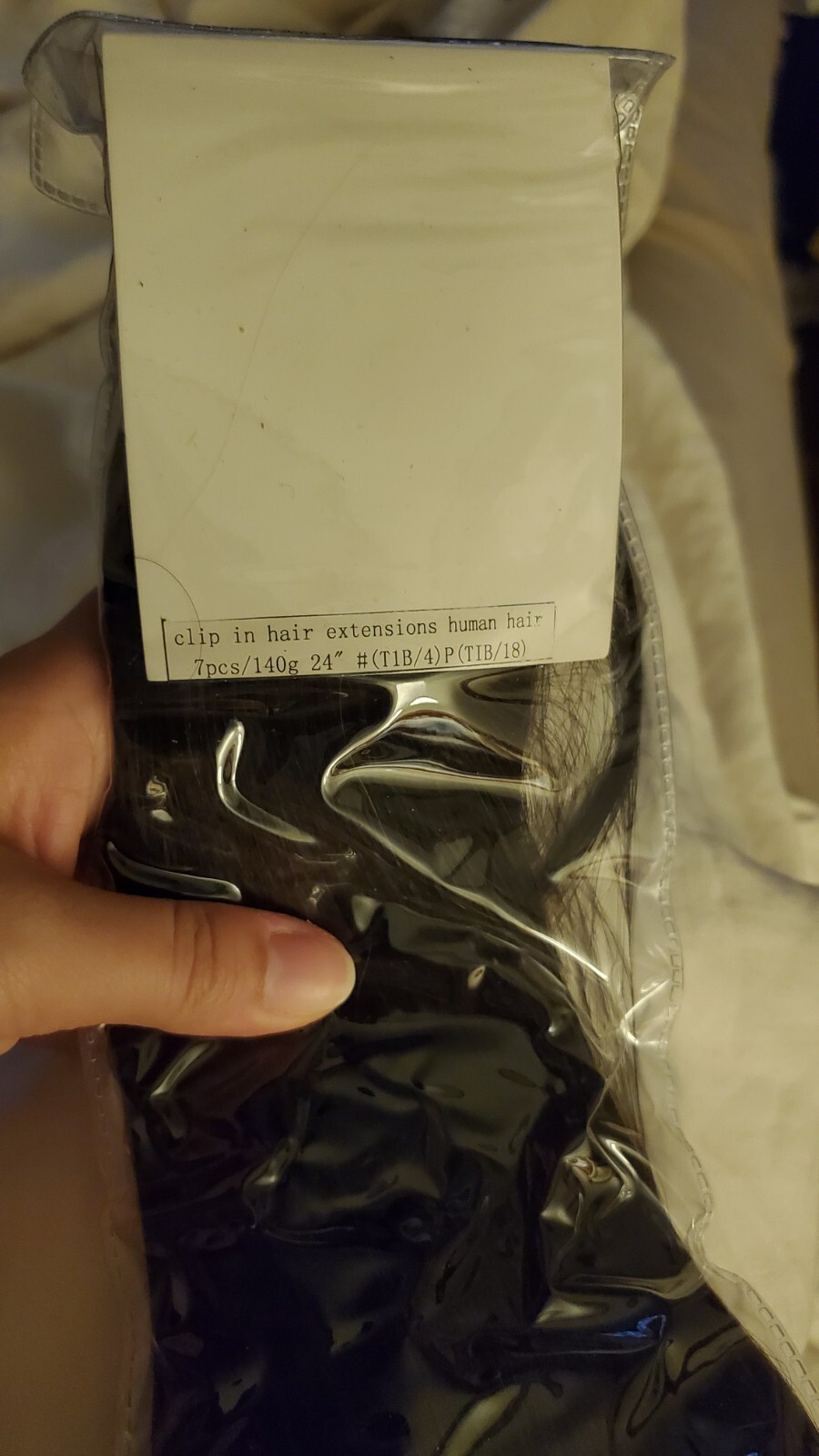 9A Black Ombre Human Hair Ext 24in 150g 7pcs