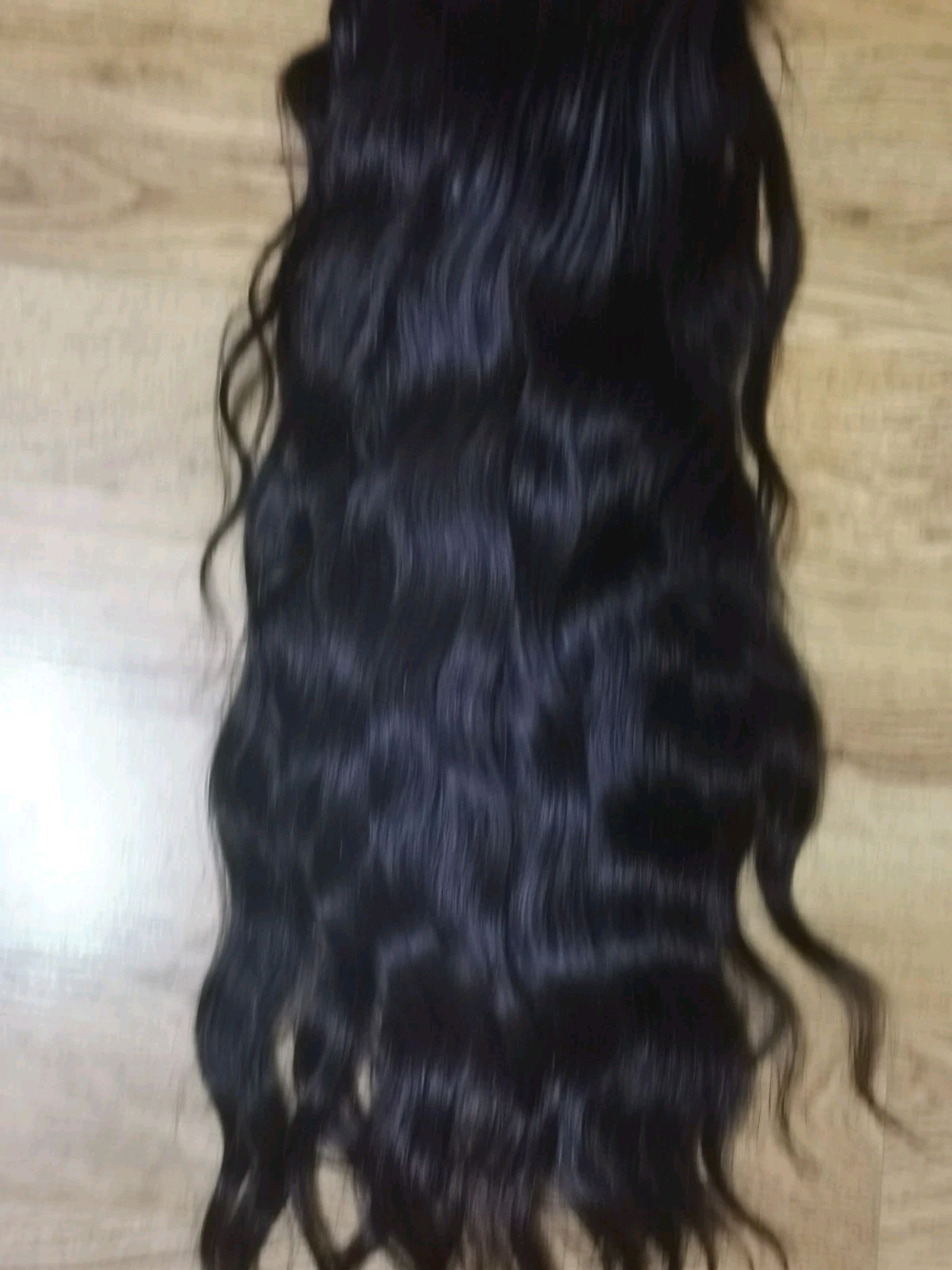 28″ High Quality 13×6 Lace Front Natural Black Straight Human Hair wig
