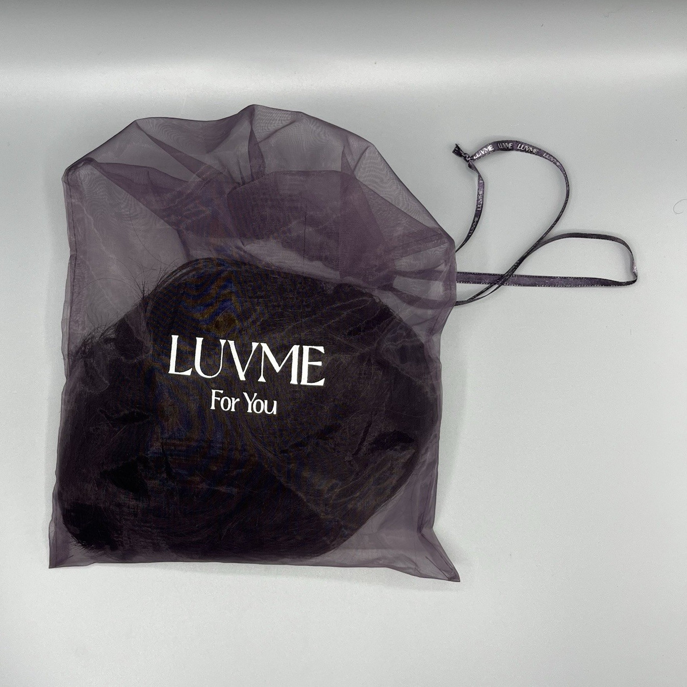 LUVME For You Dark Brown Human Hair Wig Shoulder Length Side Part Lace Wig