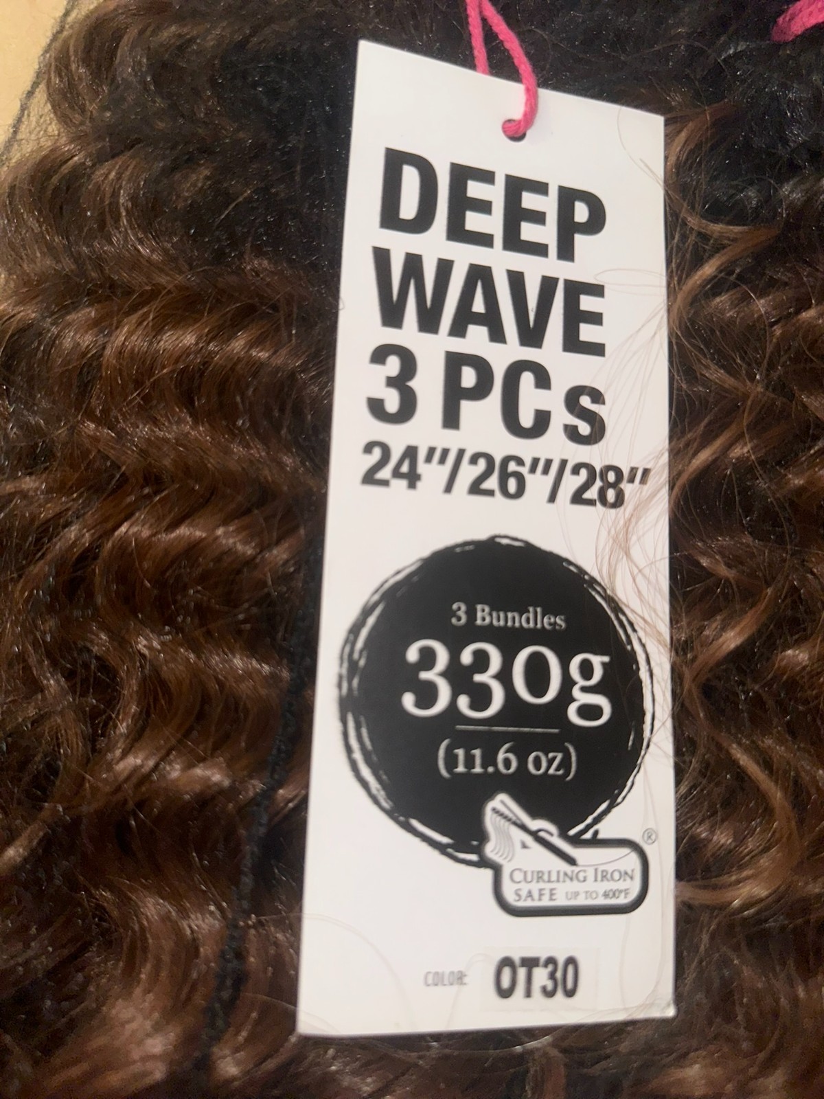 Organique Mastermix Deep Wave 3pc Shake N Go 24″/26″/28″ OT30 330g Sythentic