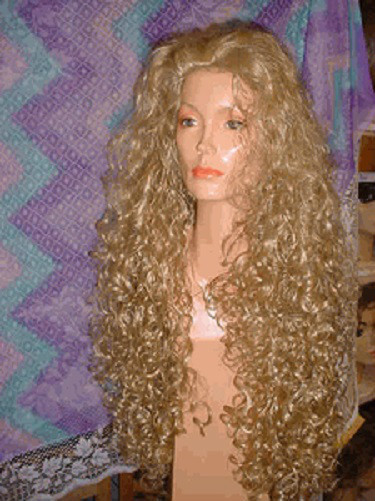 SIN CITY WIGS LONG GOLDEN BLONDE VERY CURLY PRINCESS HAIR SO SEXY LOVELY LOOK