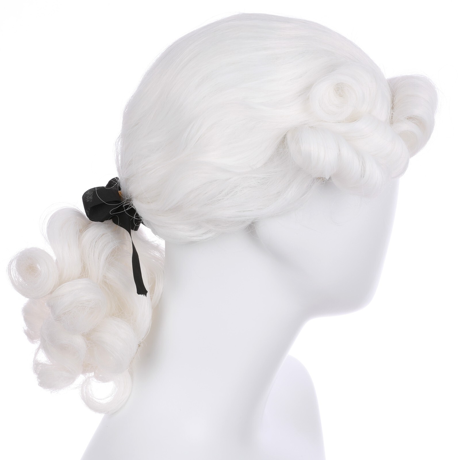 Onedor Kid’s Long Curly Colonial Judge Cosplay Wigs (george washington wig)