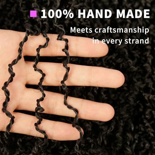 Yanky Twist Crochet Hair for Black Women 8 Inch 3 Packs 8 Inch (pack of 3) 1B