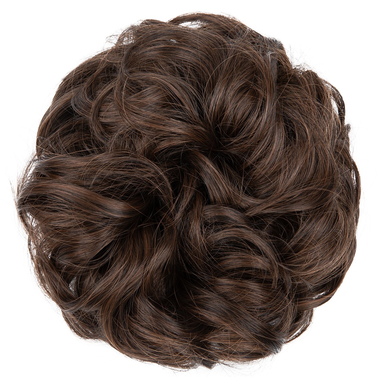 3Pack Temperature Silk Wig Hair Circle Round Head Elastic Fluffy Naturally Curly