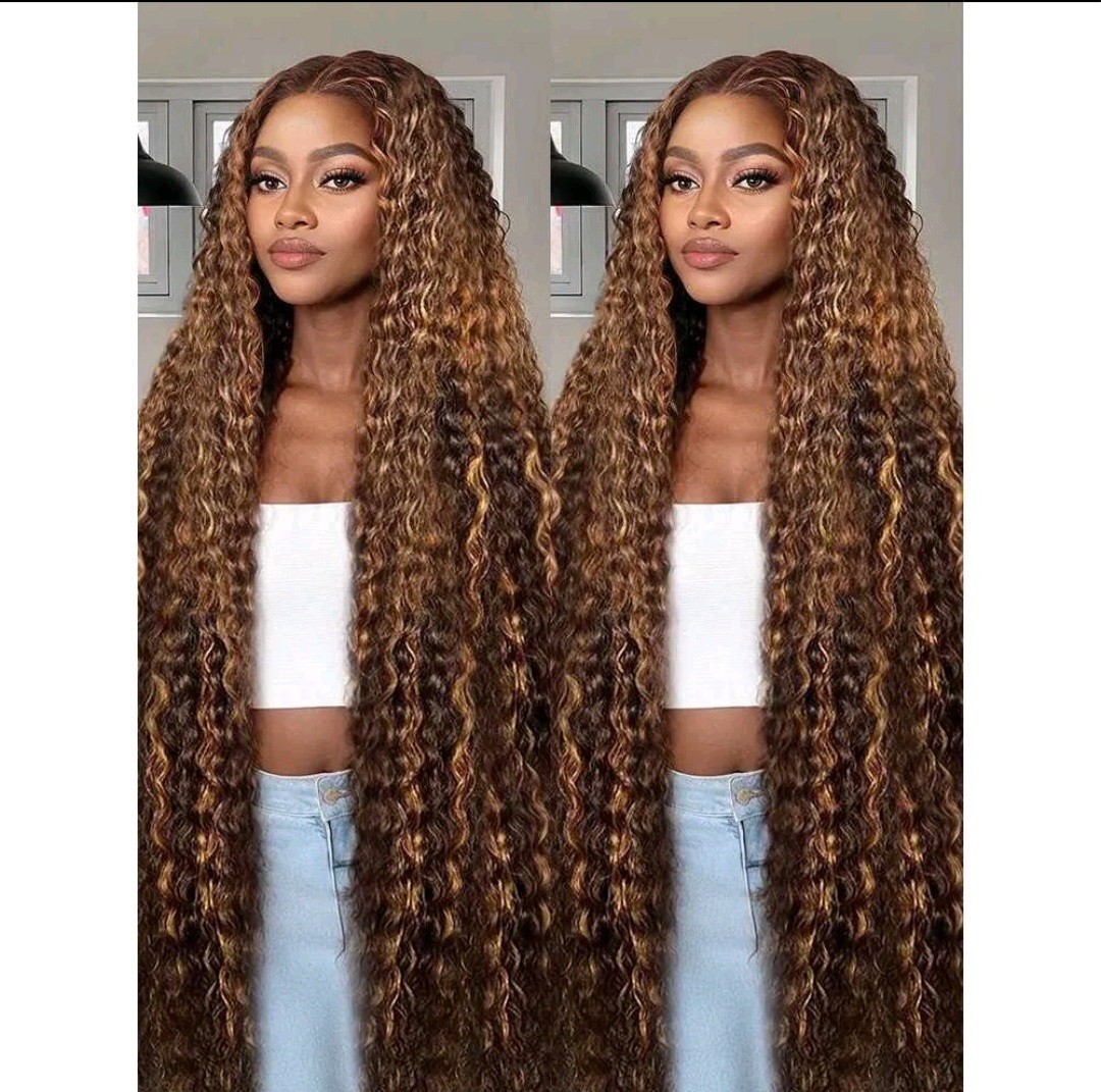 12A 32+32+32INCH REAL PERUVIAN HAIR BALAYAGE PIANO MIX WATER WAVE 4#/27/30# 300g