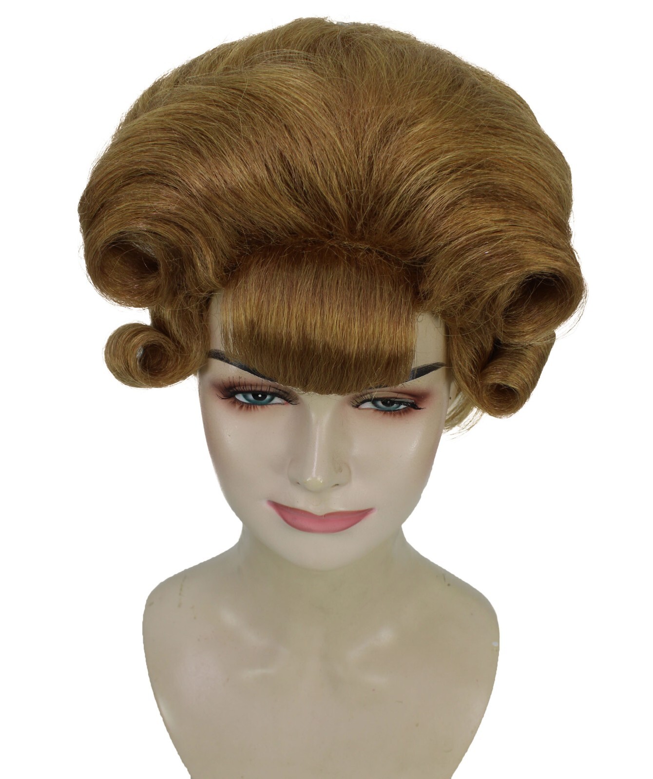 Adult Women’s British Model Blonde Wig, Best for Halloween, Flame-retardant