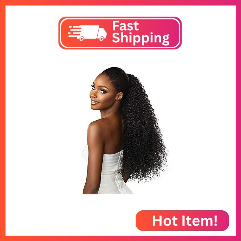 Sensationnel Lulu Pony Tail Drawstring – Cici High Heat Synthetic Yaki Ponytail