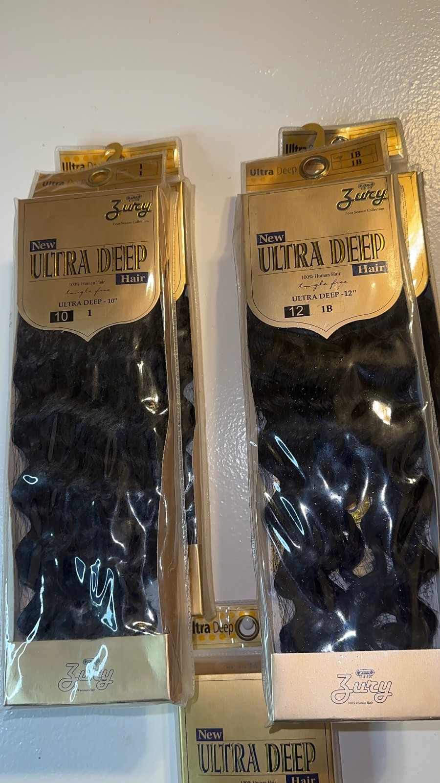 Zury Ultra Deep Hair – 100% Human Hair- Tangle Free 12”