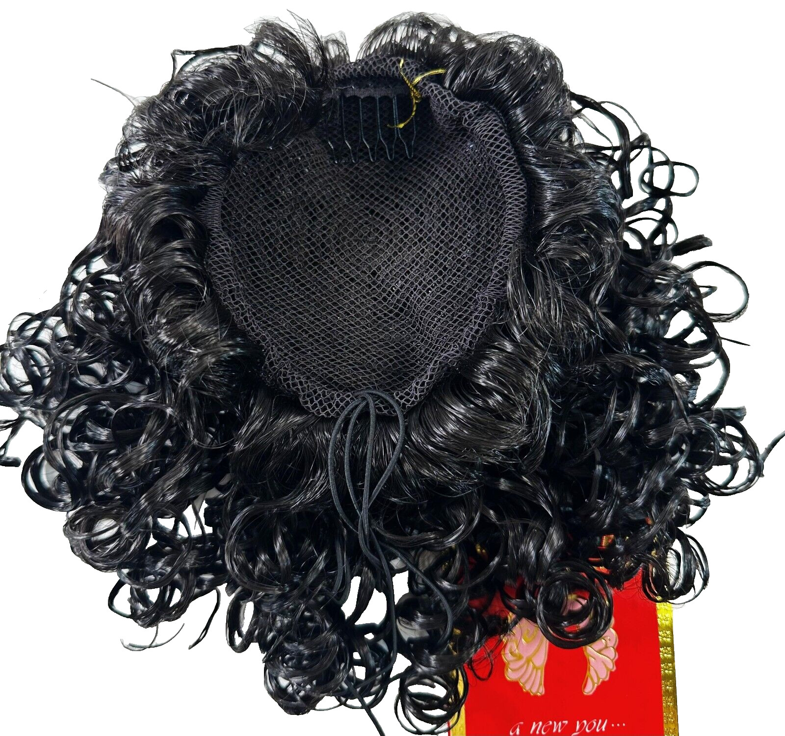 Nina Collection Women’s Short Curly Black Wig 9 inches