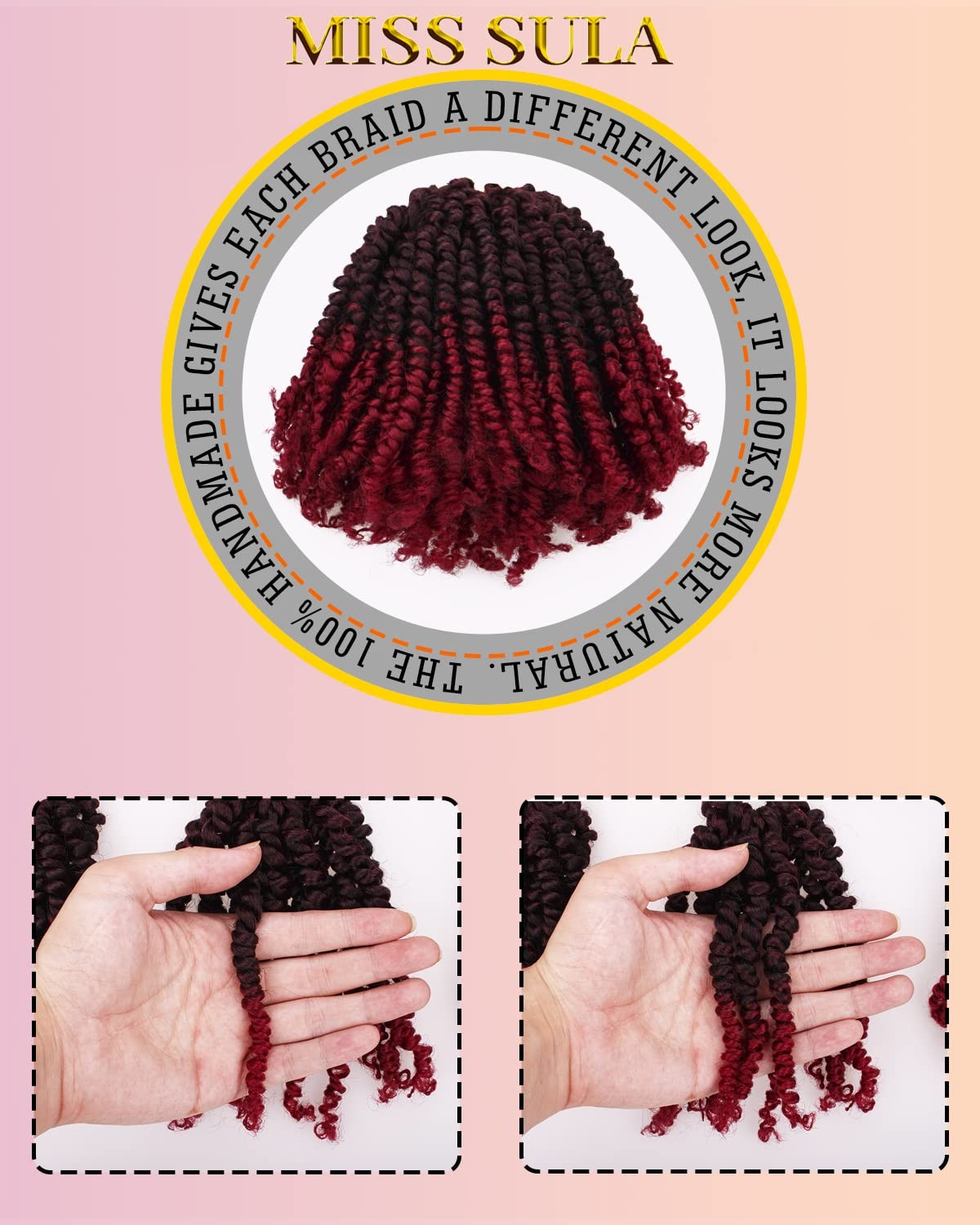 Miss Sula Passion Twist Hair-Pre-Twisted Passion Twistspre-Looped Crochet