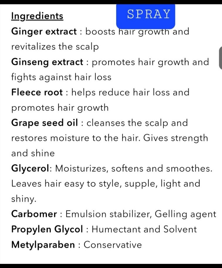 1 NIB Amyla Cosmetic Hair Growth Serum & 1 New Hair Growth Spray Oil