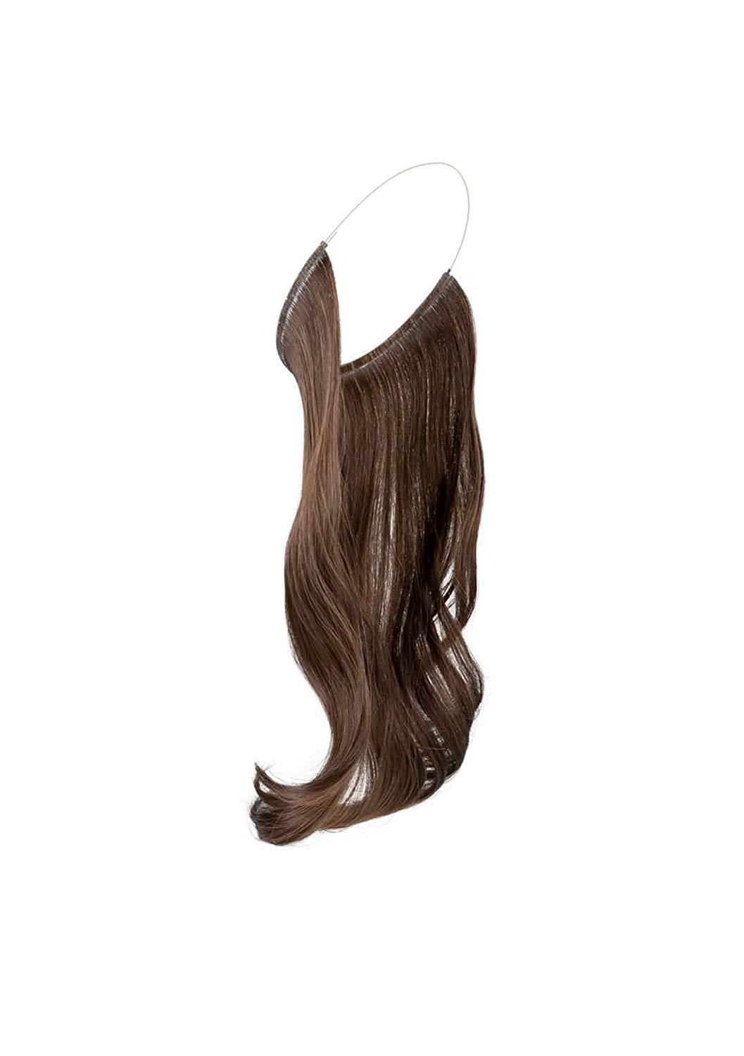 08 Dark Brown SE011724 Daisy Fuentes Secret Extensions One Piece Headband