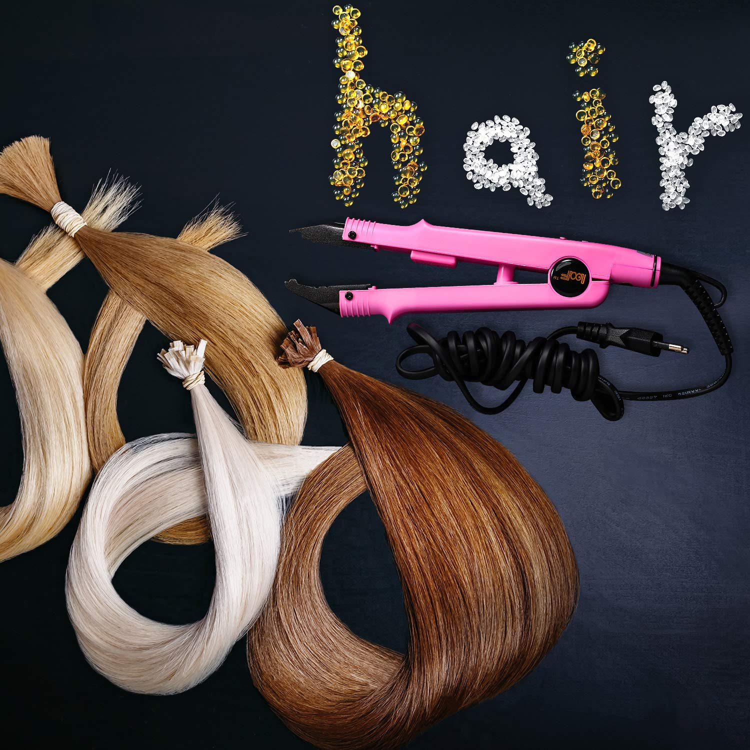 200 G Hair Extension Keratin Glue Granule Pellet Granule Bead Hot Fusion Extensi