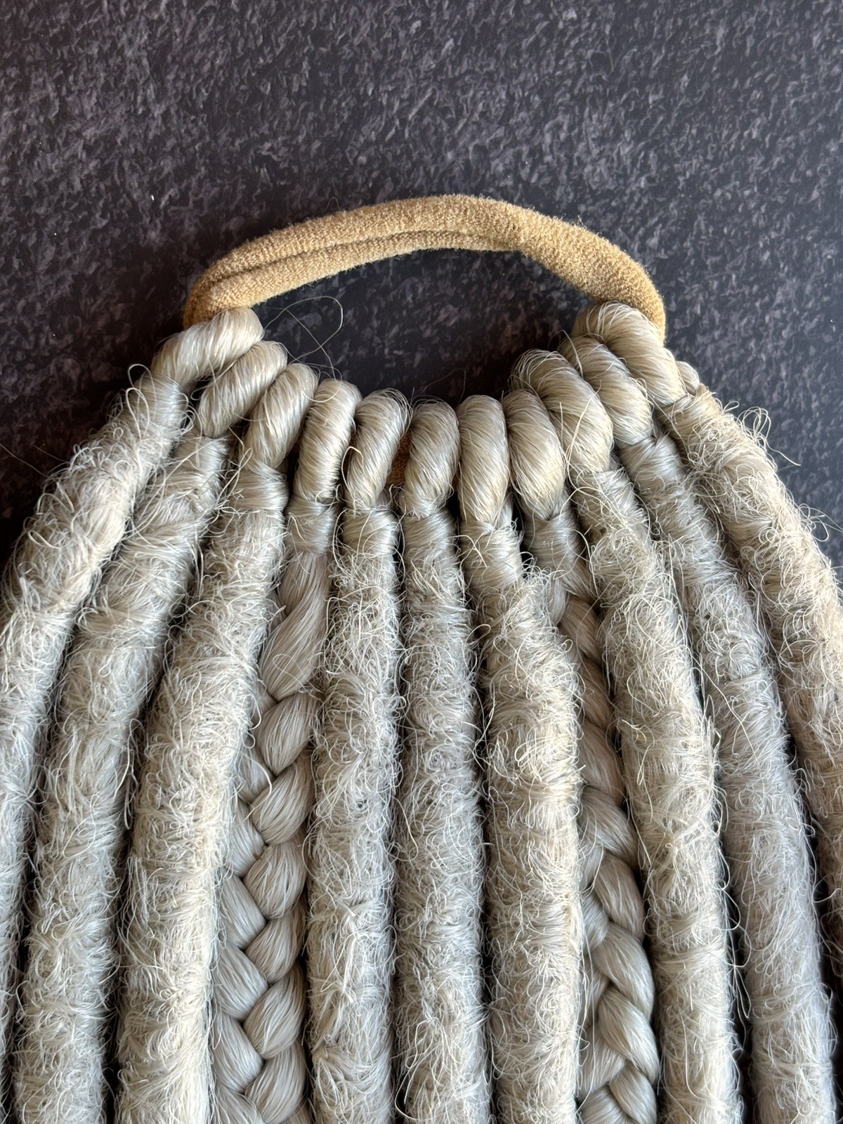 Dreadlocks Dreads Ponytail Synthetic Extensions Elastic tie blonde hair fall