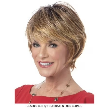 Toni Brattin Classic Bob Wig Light Gray – Short Straight Average Cap