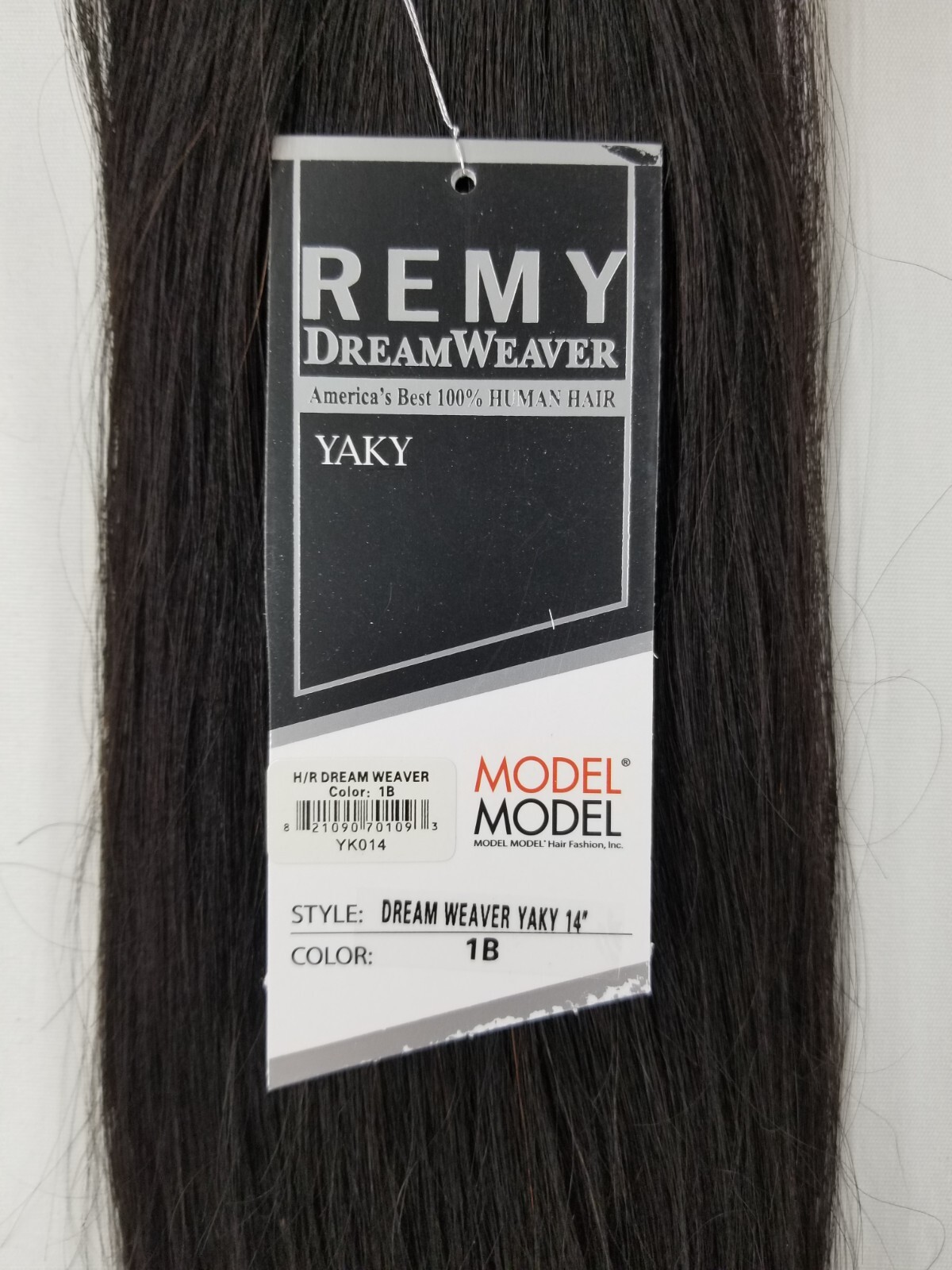 ModelModel Remy Dreamweaver 100% Human Hair Weave Extension 14″~Off Black