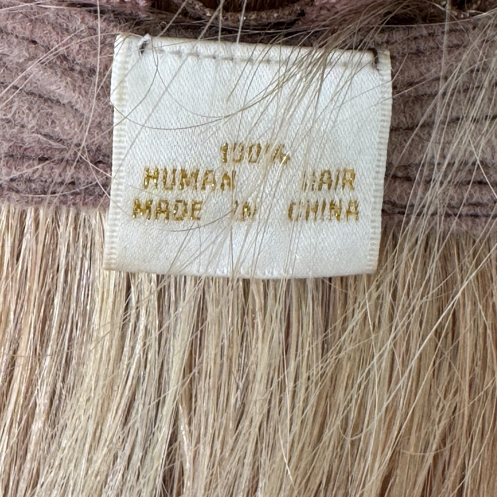 Louis Ferre 100% Human Hair Wig Monofilament Top Mono Long Blonde 18″