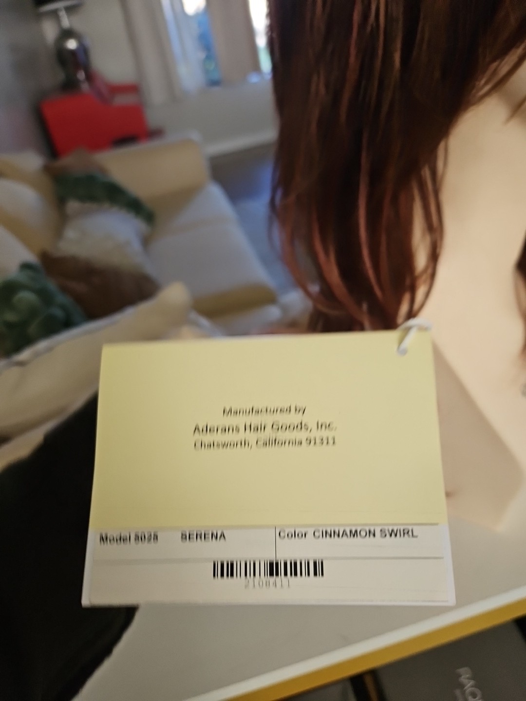 Serena Wig By Orchid In Color Cinnamon Swirl, Classic Cap, NWT