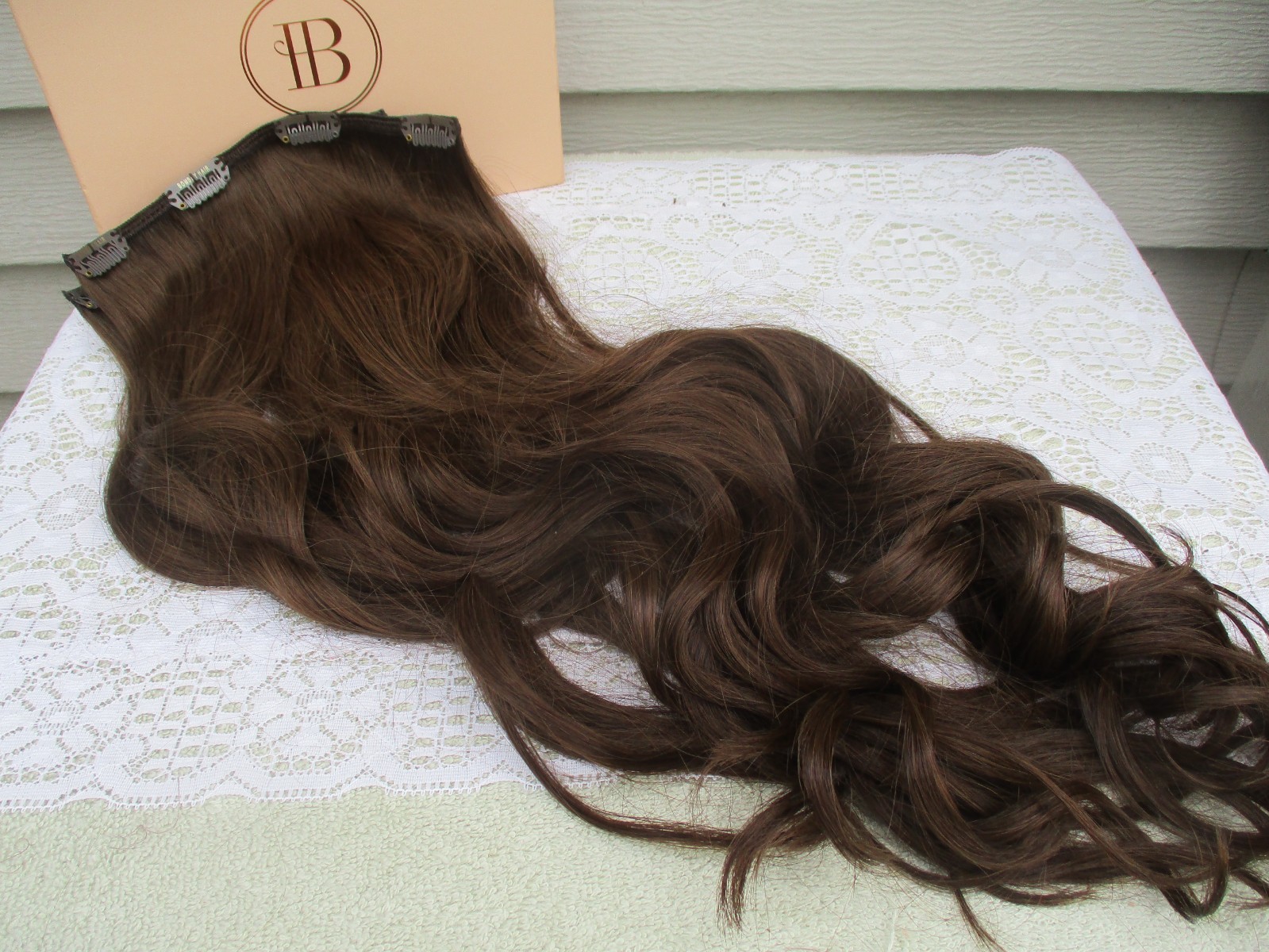 BOMBAY HAIR Clip In EXTENSIONS 20″ 175 Grams REMY HUMAN HAIR 10 Pc Set BROWN