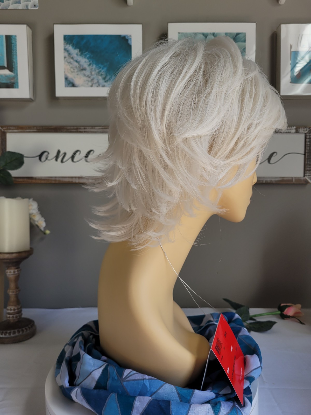 RAZOR CUT SHAG🔥 | TressAllure | Color 1001 – White | SEXY WIG | Big Volume