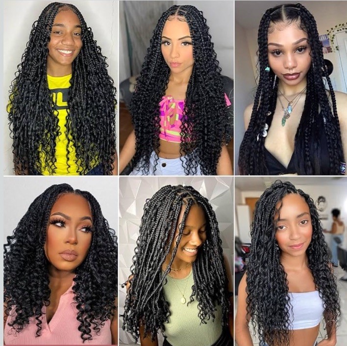 2 Bundles 20” Deep Wave Human Braiding Hair 100g 10A Brazilian Virgin Wet & Wavy