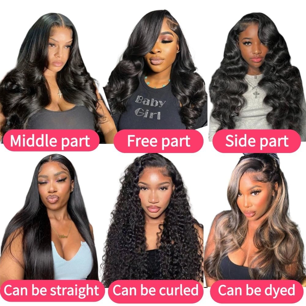 Genrein Body Wave Bundles Human Hair 20 22 24 Inch Brazilian Body Wave Human