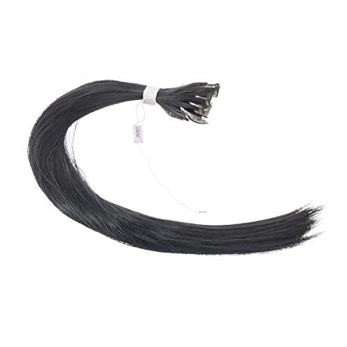 12 Pcs Straight One Color Party Highlights Clip on in Hair Extensions Black-1B