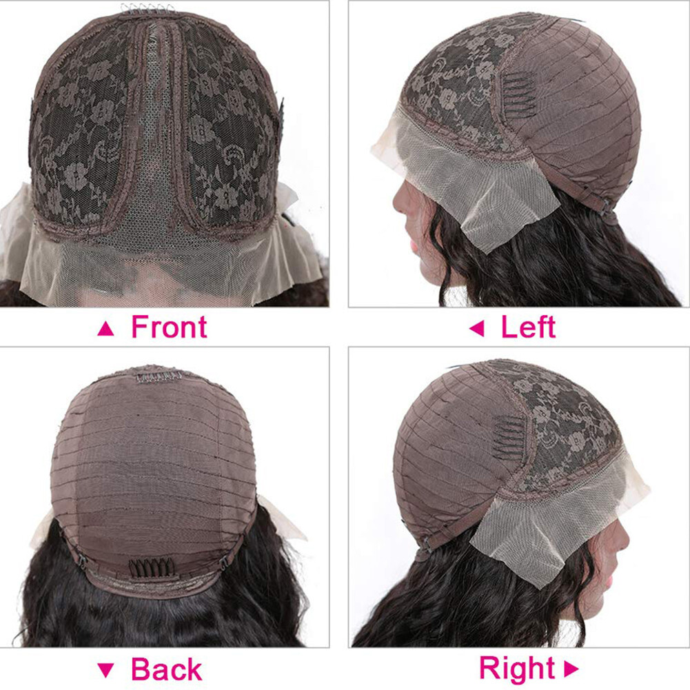 Ombre Burgundy Lace Front Wigs Heat Resistant Synthetic Long Straight Hair Soft