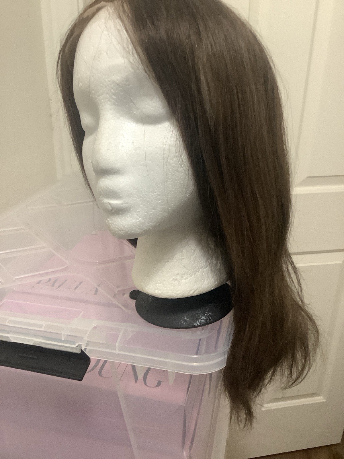 Human Hair Wig Lace Cap 23” UNIWIGS Alexandra 14” Length Density 130%