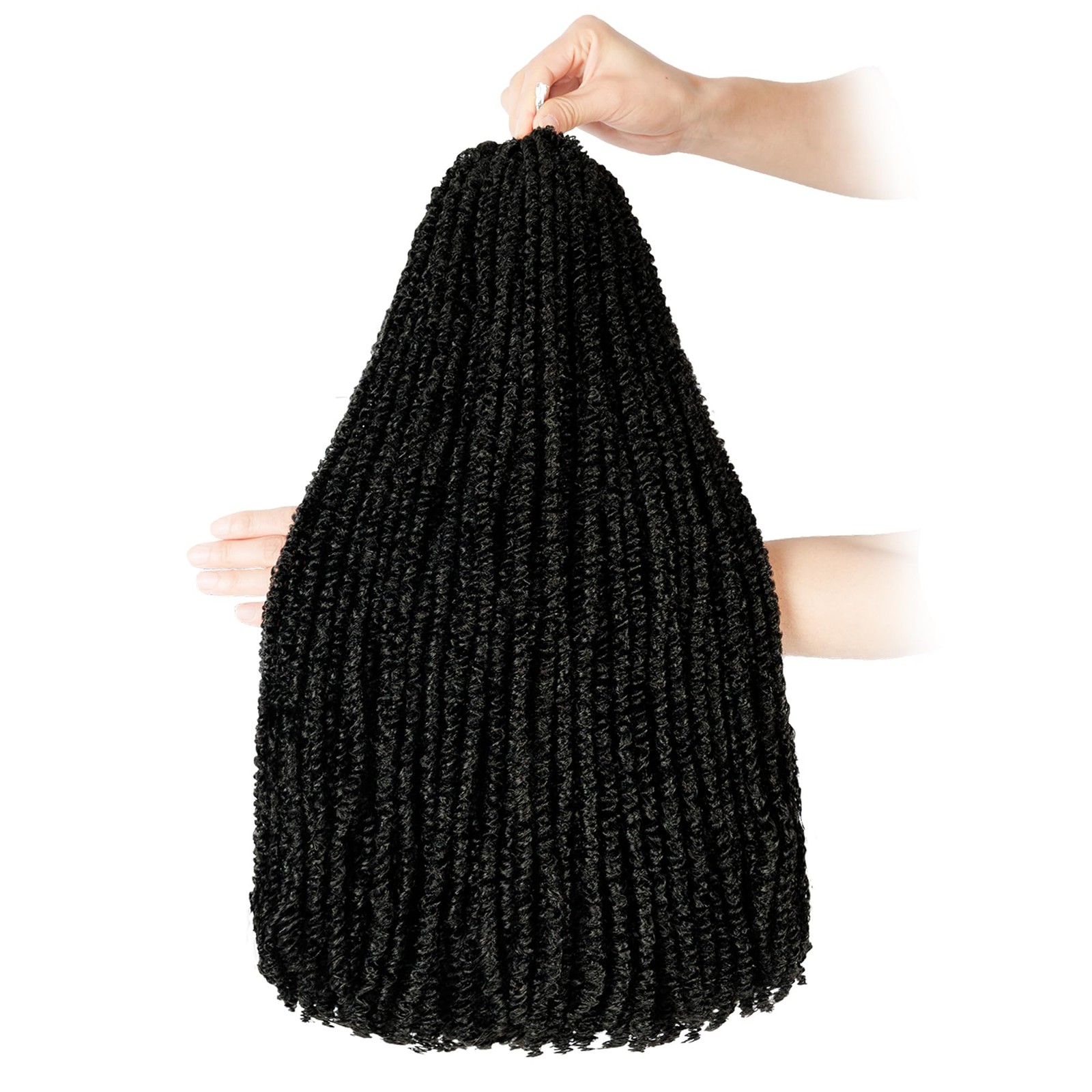 Miss Sula Mini Passion Twist Crochet Hair For Black Women-18 Inches 6 Packs