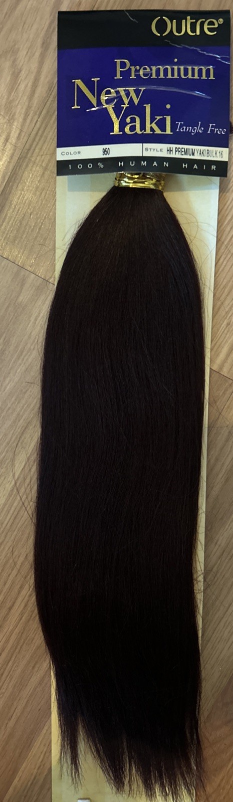 100% Human BULK Braiding Hair Ext. 16”inch. Color #950. 1 Pack For $30