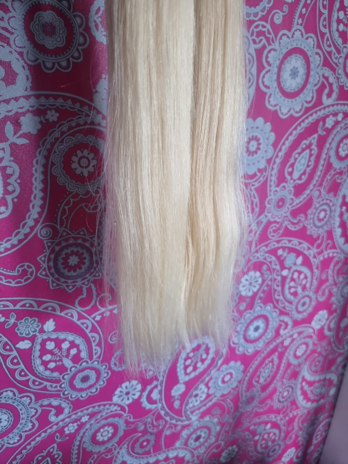 12A 2BUNDLE REAL PERUVIAN OMBRE SILKY STRAIGHT HAIR 2TONE 1b/613# 200g 20+20INCH