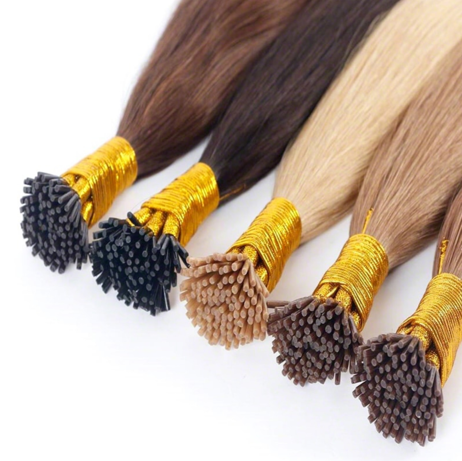 16″ 18″ 20″ STICK I-Tip hair extensions MICRO RING real RAPUNZEL salon remy hair
