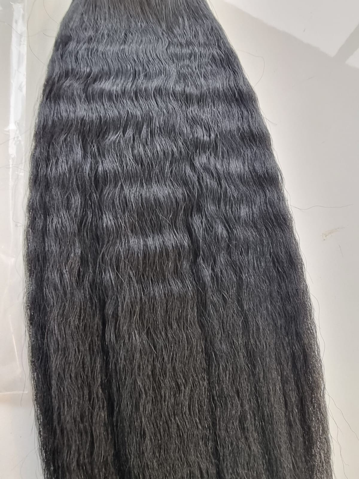 12A BRAZILIAN KINKY STRAIGHT TAPE IN HAIR JET BLACK COLOUR 1# 40PCS 18INCH 100g