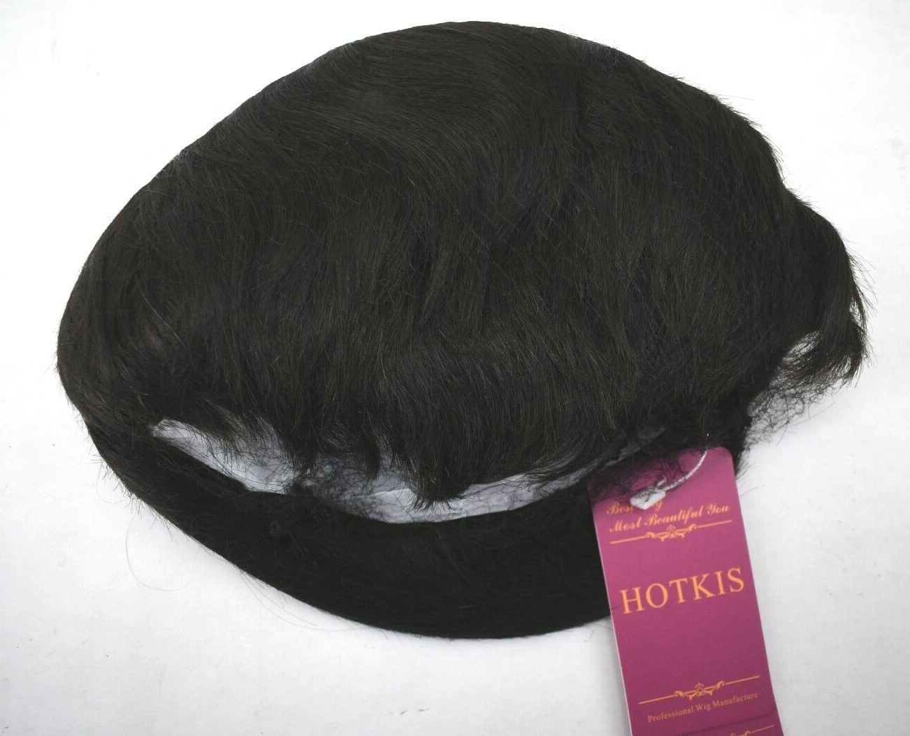 Most Beautiful You Hotkis Black Short Hair Wig 2 Pack Caps False Eyelashes