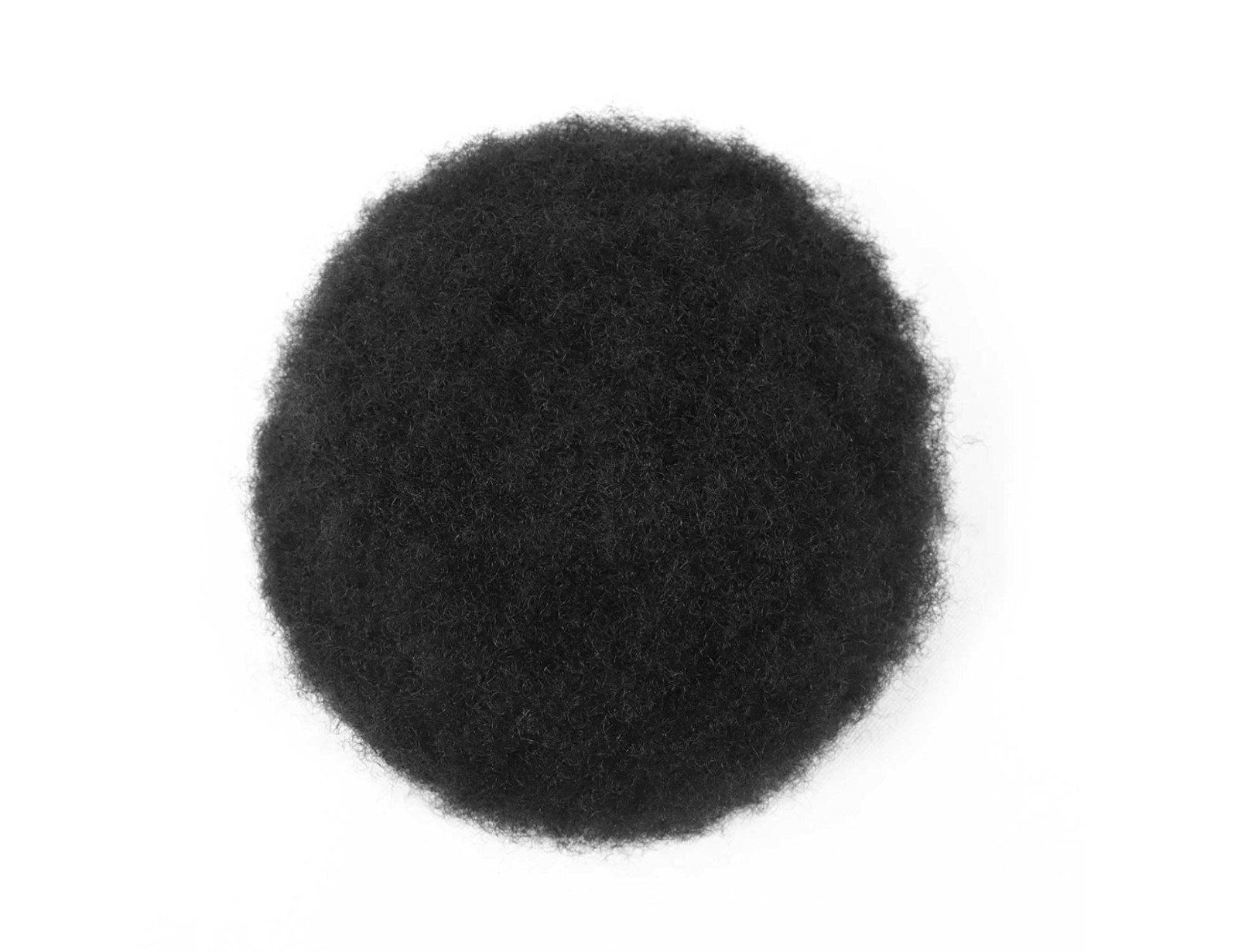 Afro Toupee for Men Thin Skin Human Hair Replacement System Male Toupee – #1