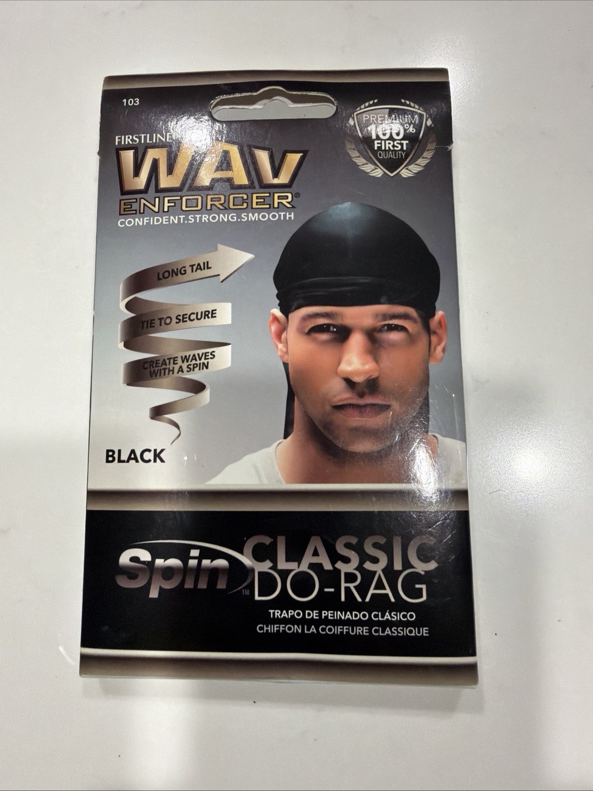 Wav Enforcer Snug Fit Do-Rag Black| New W/ Fast Shipping!