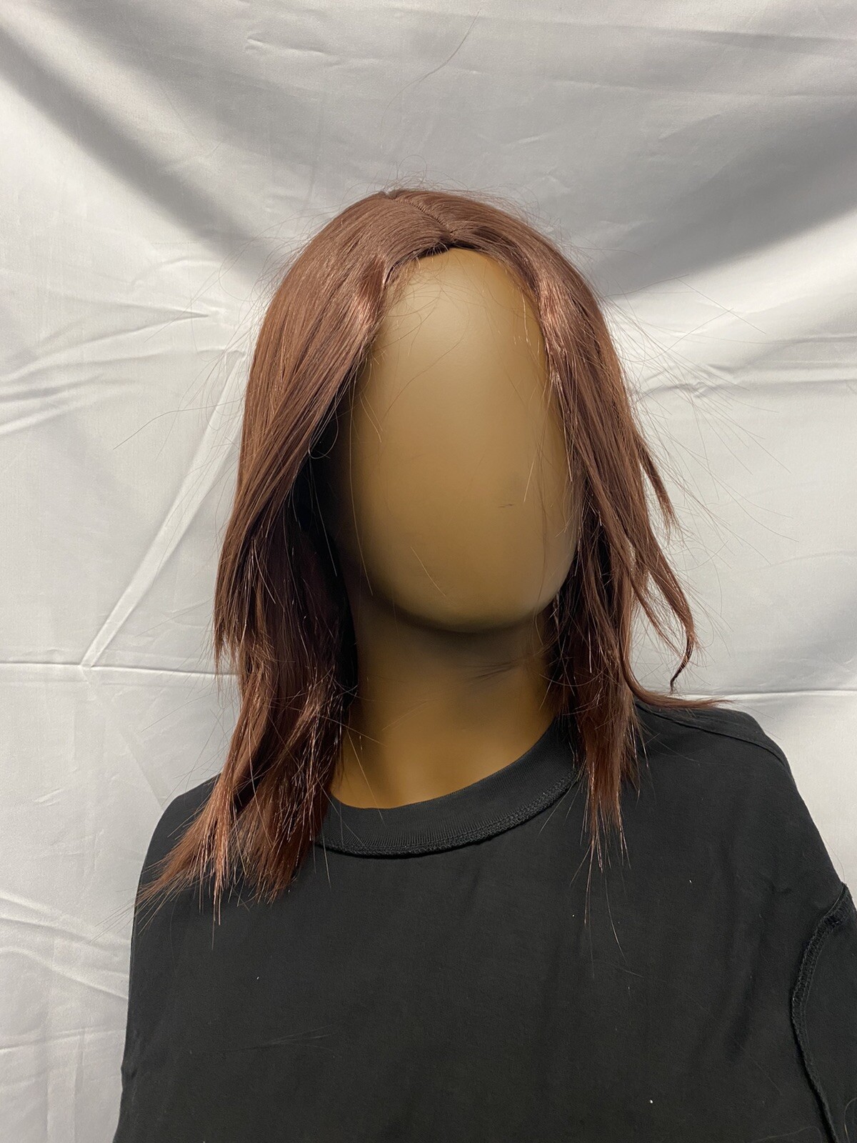 Women’s Unbranded Red Brown Medium Length Wig
