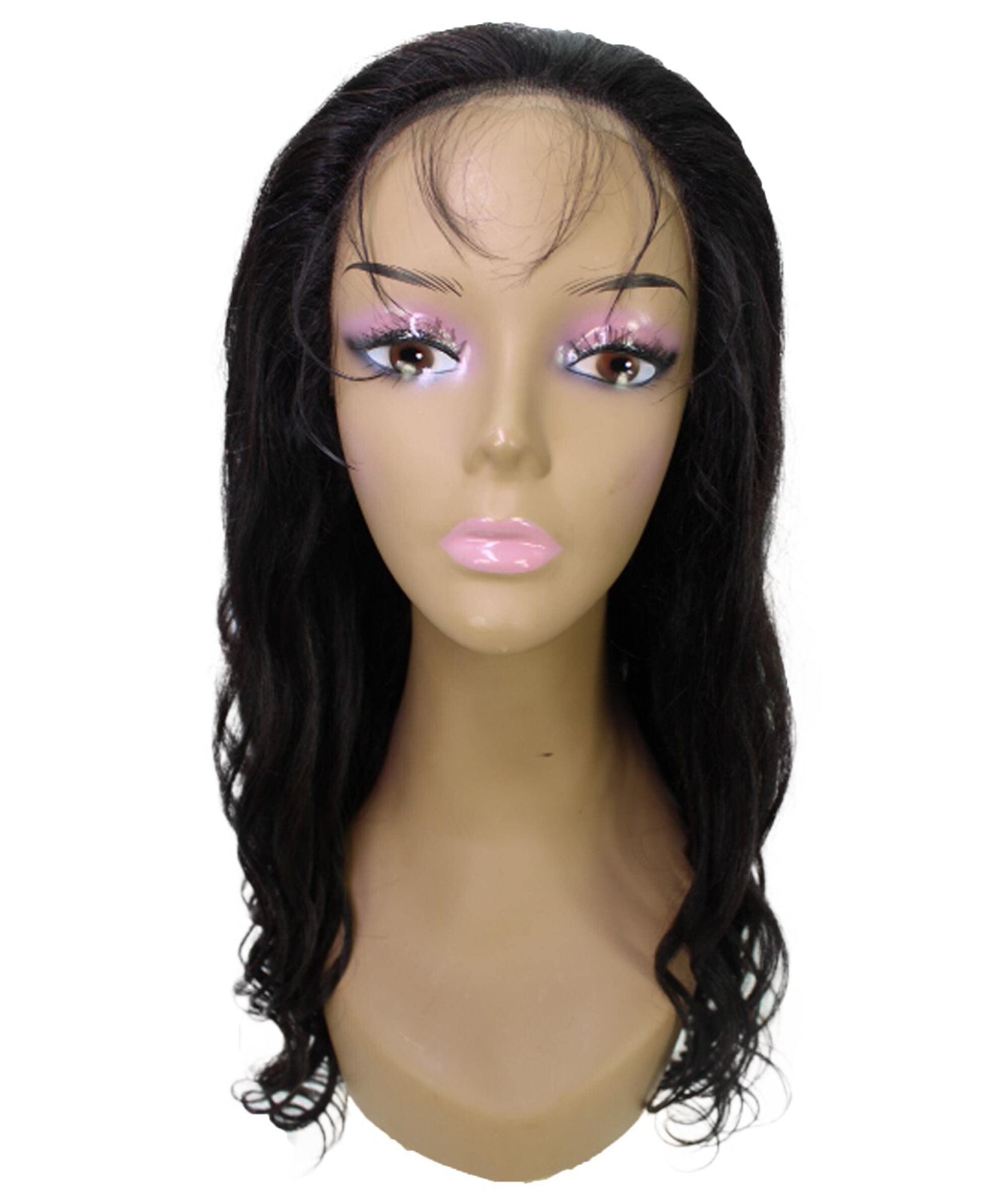 LUXLUXE Mandisa Wavy Layer Lace Front Human Hair Wig,13×6 hd Lace,BLH-0001