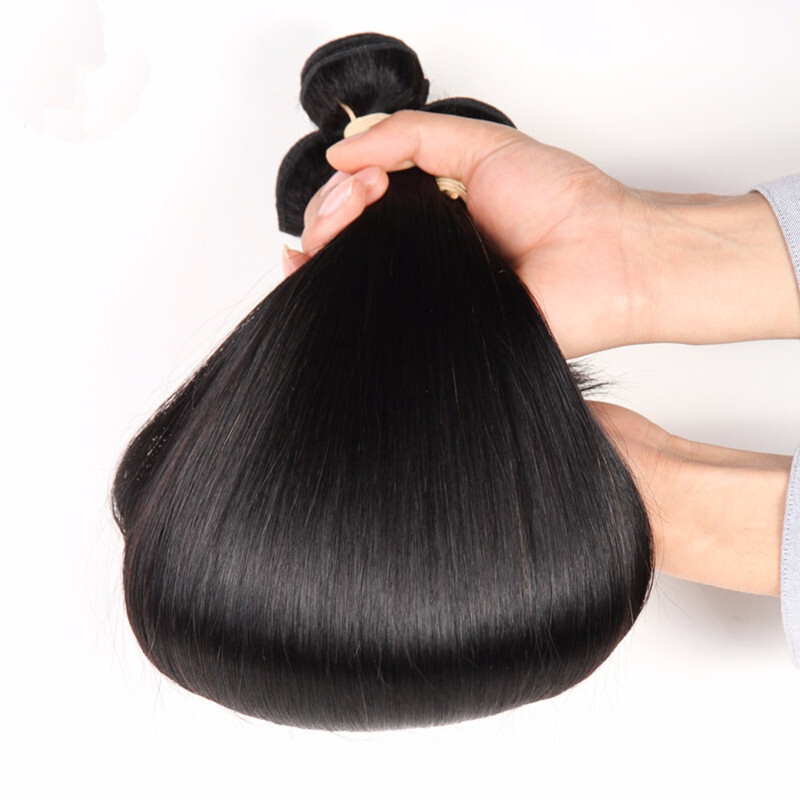 28in 30in 32in 34in 36in 38Inches Natural Black Human Hair Bundles Straight Hair