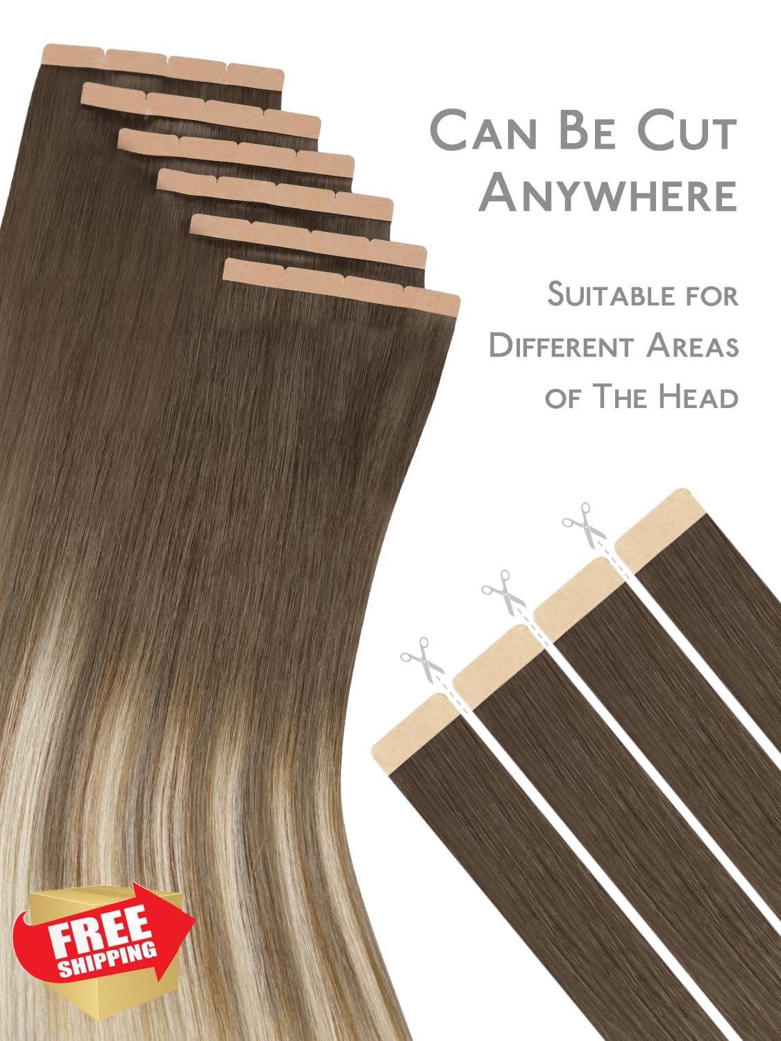 Wennalife 8cm Tape Hair #9/60 Ombre 20″