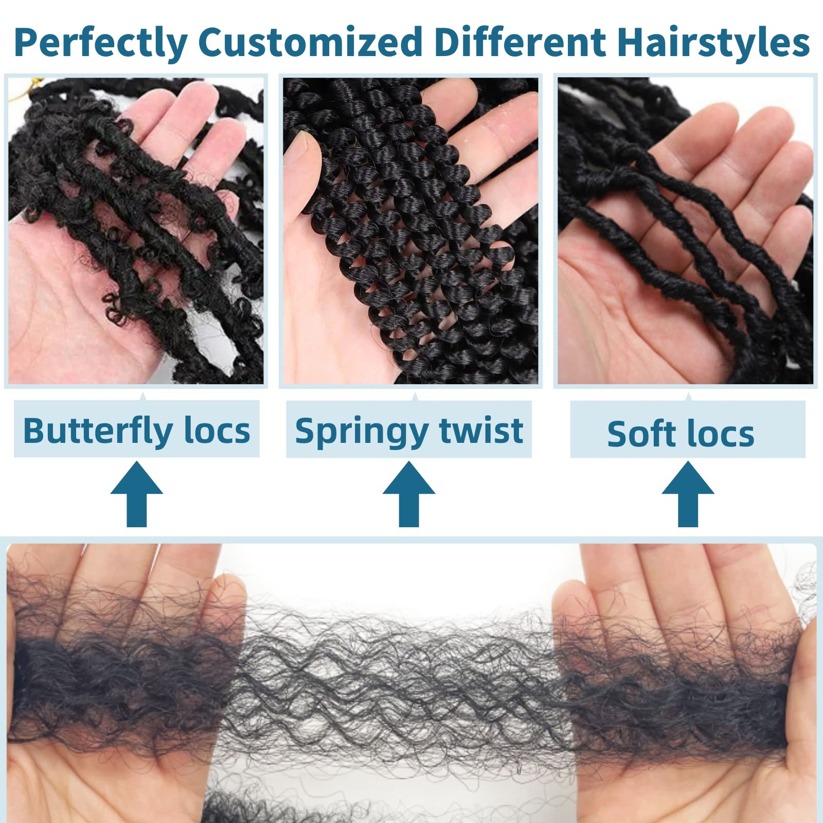 Springy Afro Twist Hair 36″ 8 Packs Red Marley Pre-fluffed Spring Twist