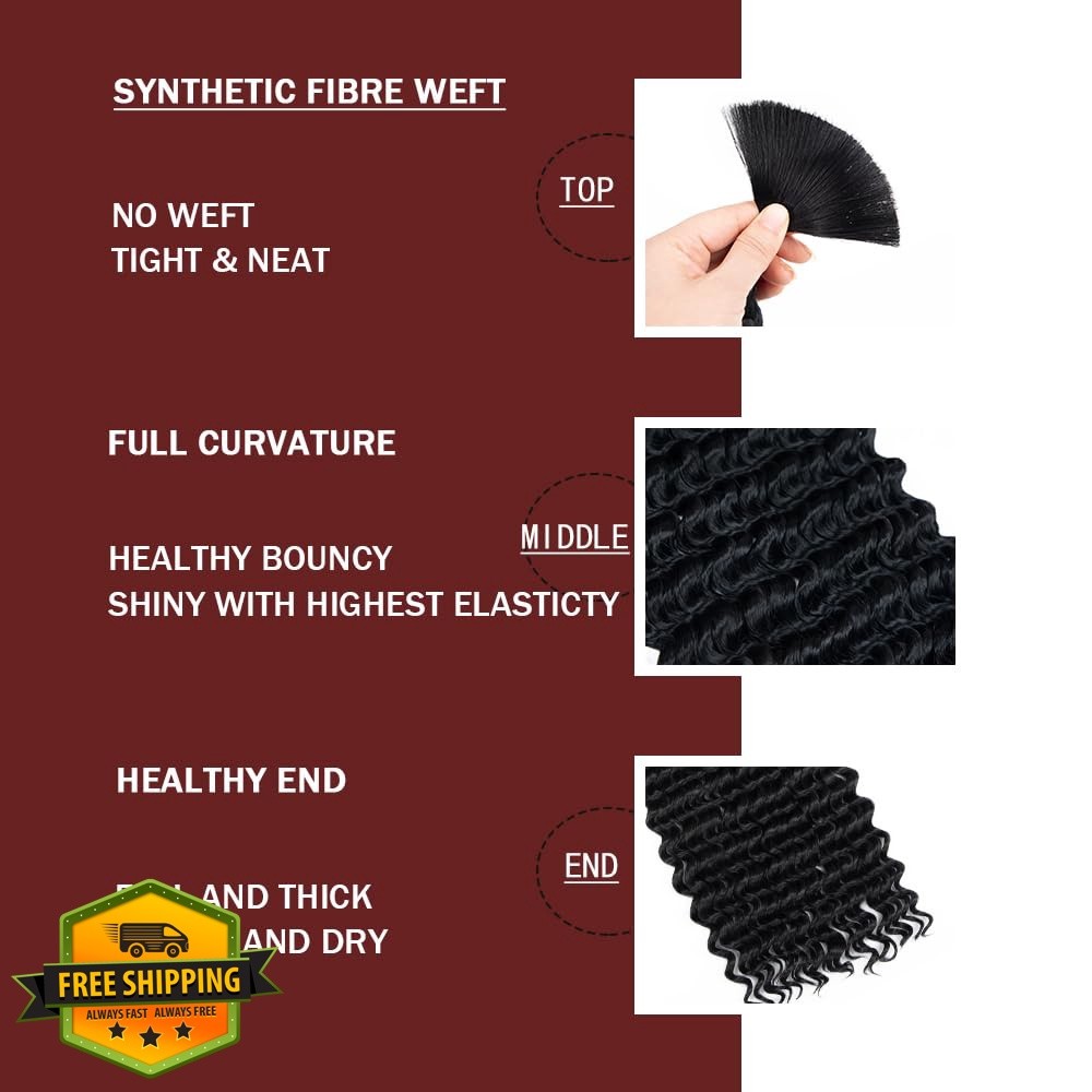 FYIMUYI #1B Braiding Hair 20 Inch 2 Bundles