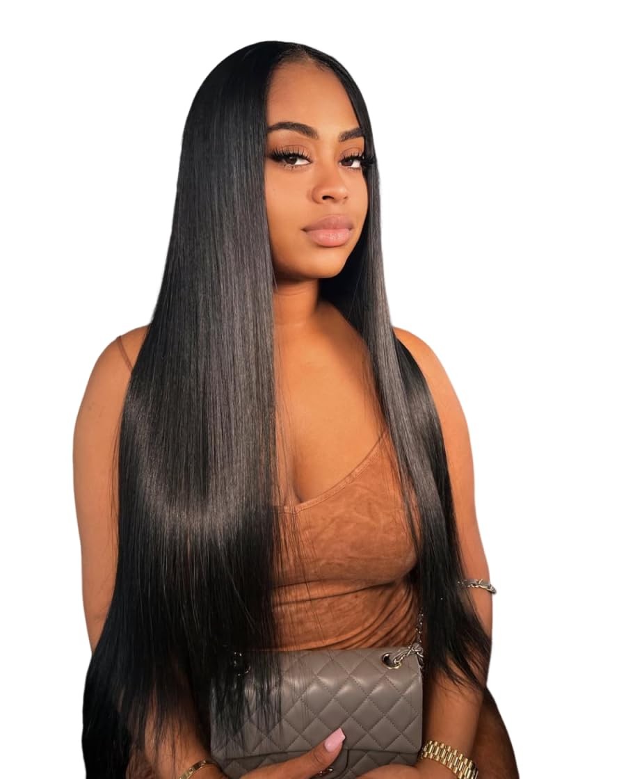 Lace Front Wigs Human Hair 13×4 Straight Lace Front Wigs HD Transparent 200% …