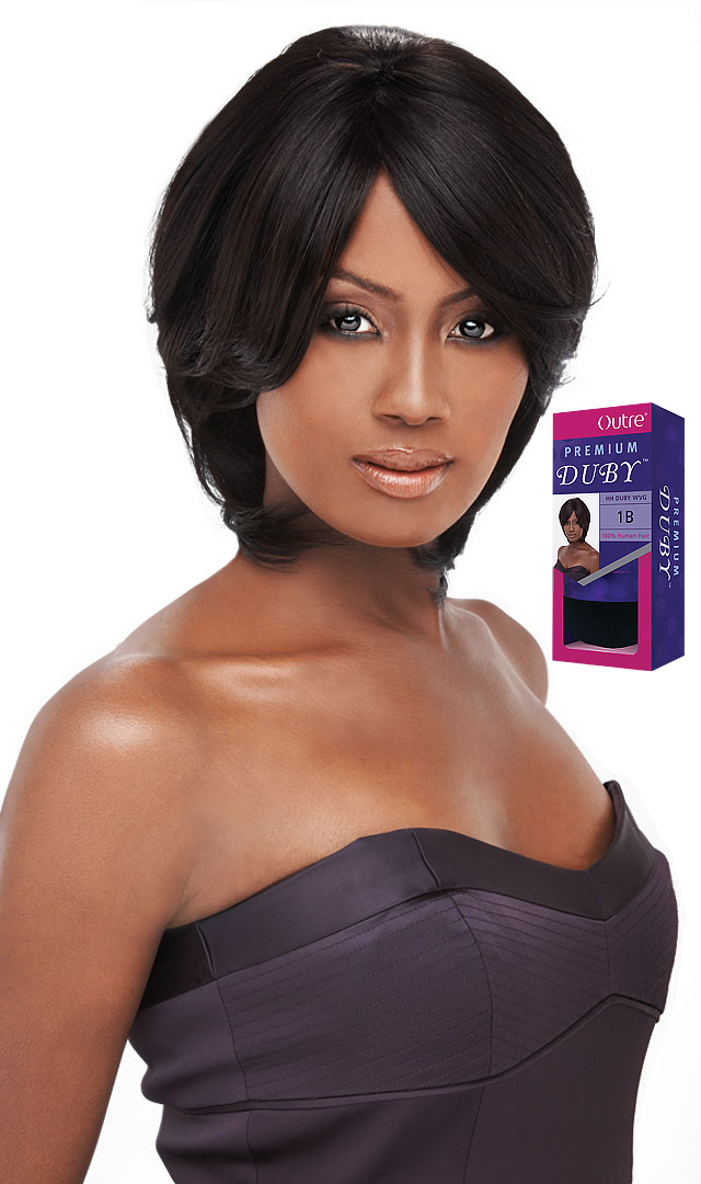Outre PREMIUM Duby 8″ pre-styled 100% Human Hair for Weaving or bonding