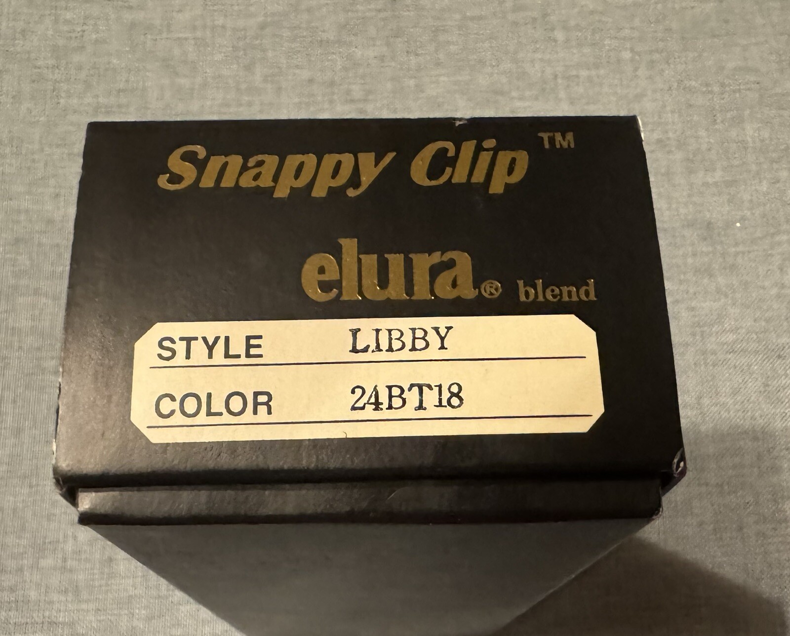 Tony of Beverly Elura Snappy Clip Libby 11″ Curly Ponytail in 24BT18 with Box