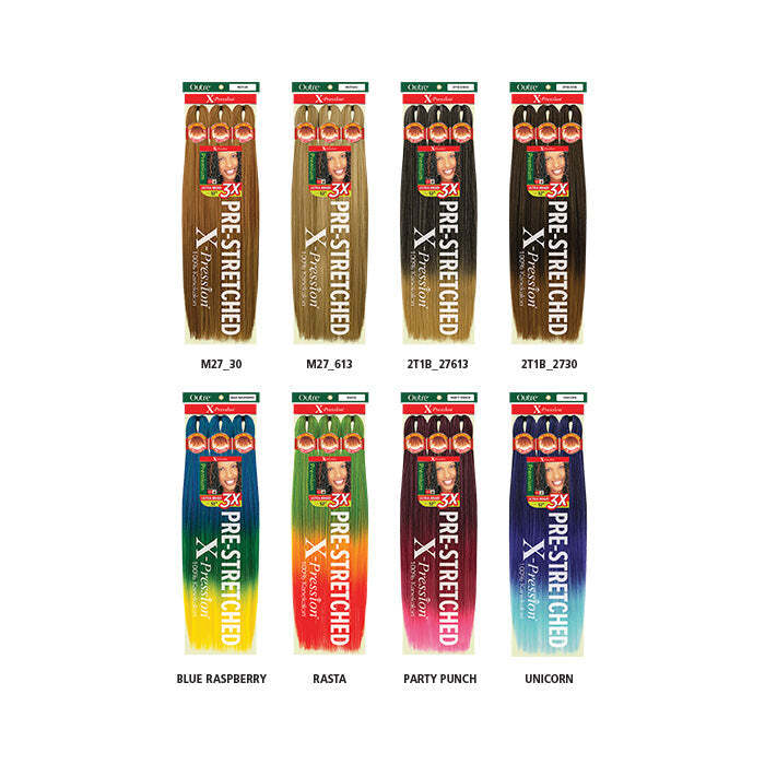 Outre Synthetic Pre Stretched ULTRA BRAID – XPRESSION 3X 72″