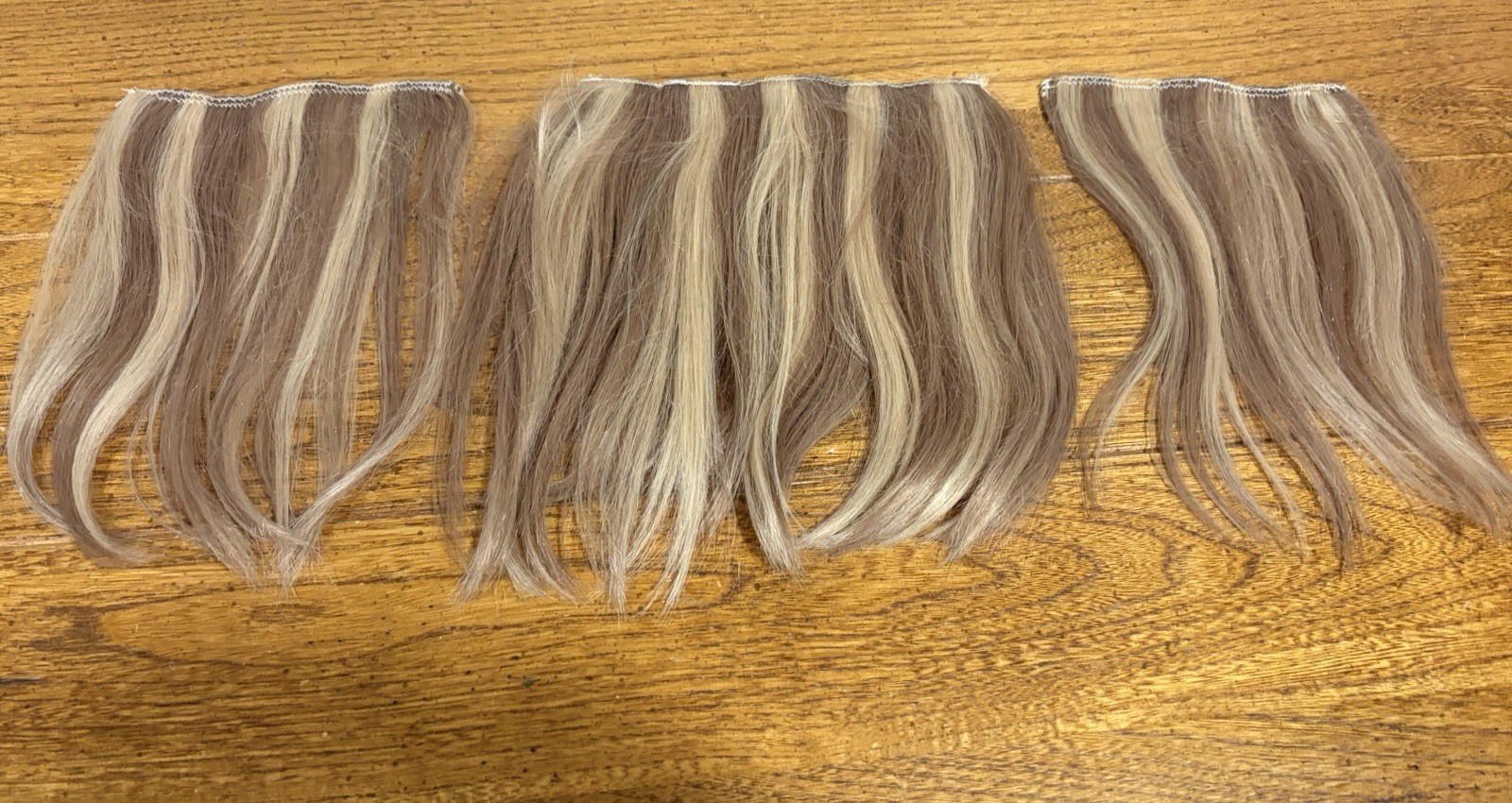 Hidden Crown 9” Clip In Extensions 3 Pieces Real Human Hair, Blonde Brown