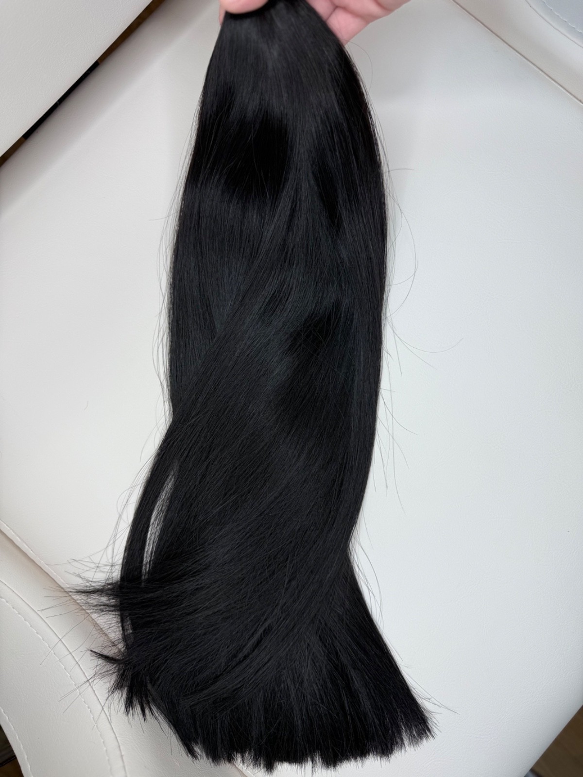 Slavic hair |Human hair| Natural hair for extension/ 100gr color # 1.0| 28inc